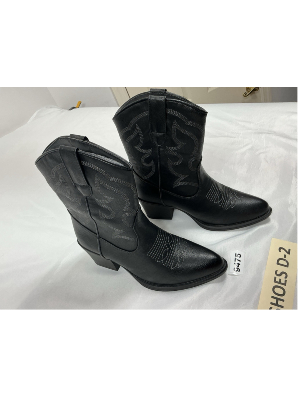 Womans New IXO Midcalf Western Cowgirl Boots Size 5.5 Black